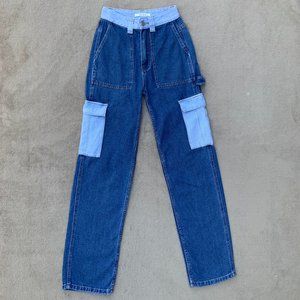 PacSun 90s Boyfriend Carpenter High Rise Straight Leg Jeans Sz 23